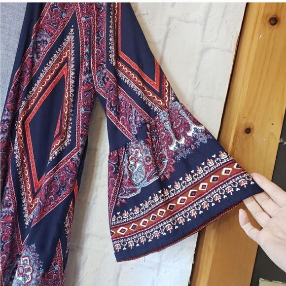 XHILARATION Boho Open Front Kimono-style  Jacket  XS/S - Picture 2 of 7